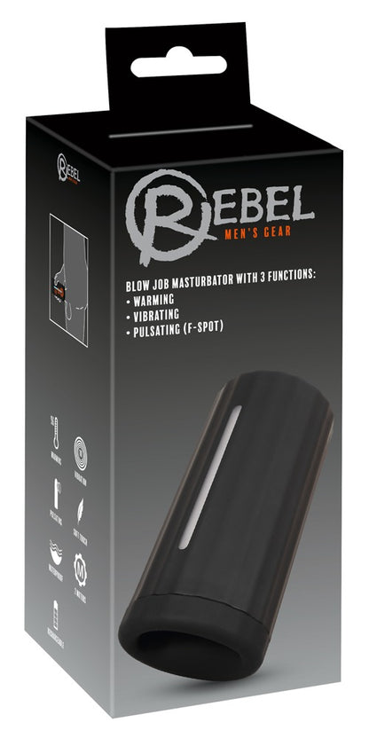 REBEL - BLOW JOB MASTURBATOR WITH 3 FUNCTIONS