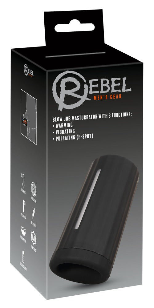 REBEL - BLOW JOB MASTURBATOR WITH 3 FUNCTIONS