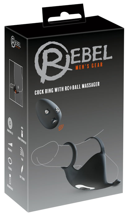 REBEL - COCK RING WITH RC BALL MASSAGER