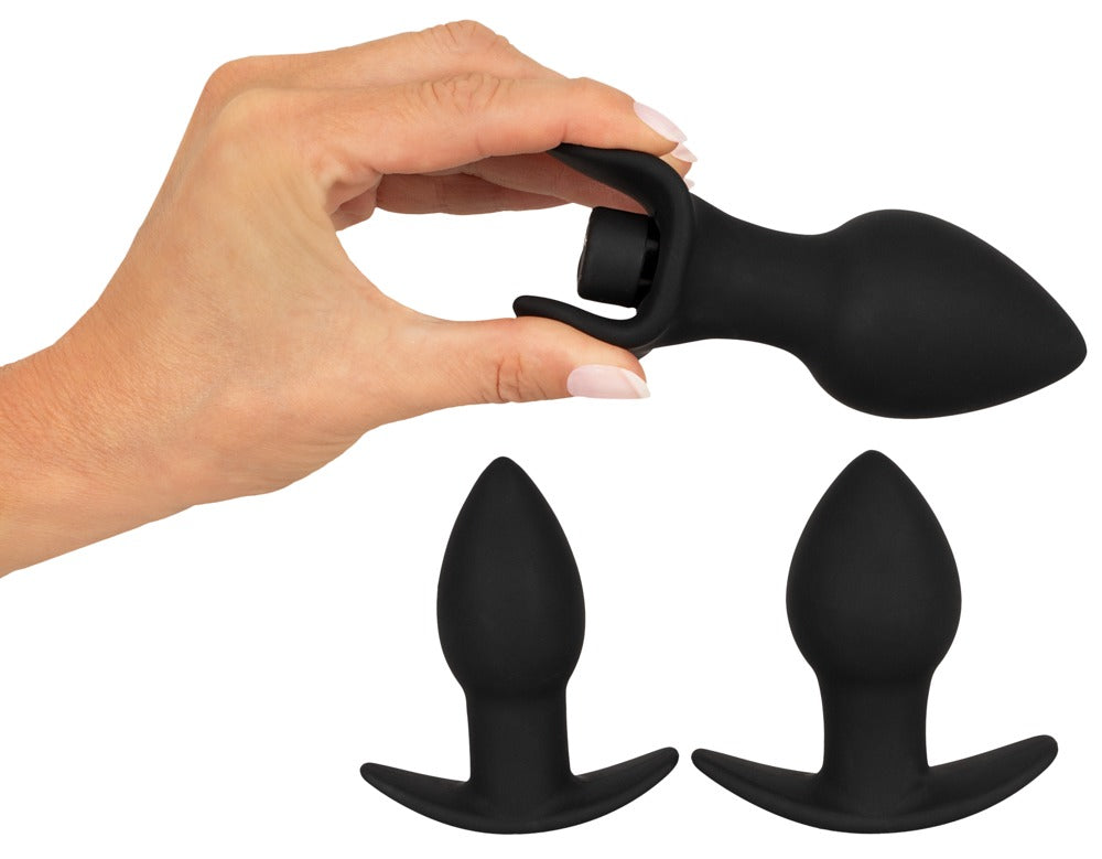 BLACK VELVETS - BUTT PLUG SET