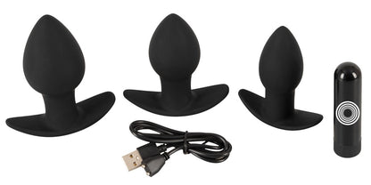 BLACK VELVETS - BUTT PLUG SET