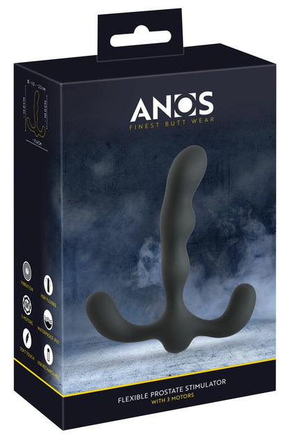 ANOS - FLEXIBLE PROSTATE STIMULATOR WITH 3 MOTORS