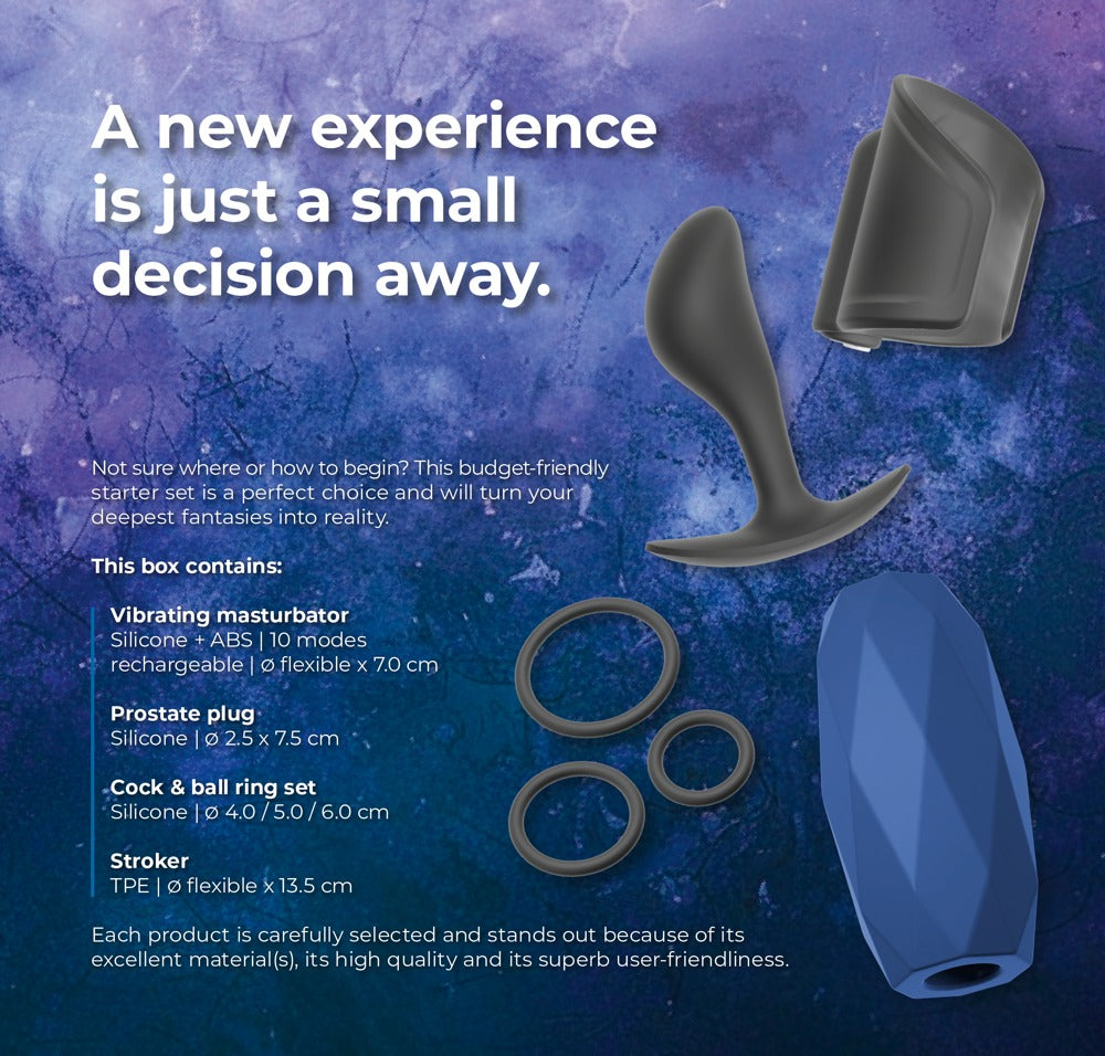 MAGIC SHIVER - MEN LOVE TOY STARTER SET MASCULINE