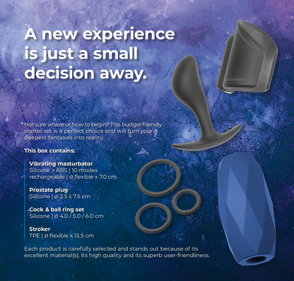 MAGIC SHIVER - MEN LOVE TOY STARTER SET MASCULINE