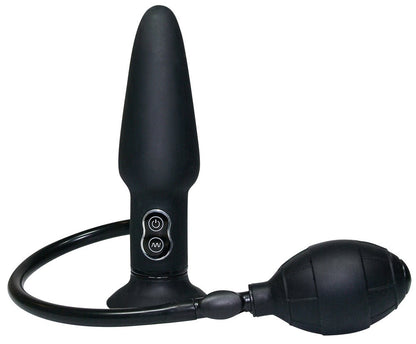 YOU2TOYS - TRUE BLACK VIBRATING BUTT PLUG