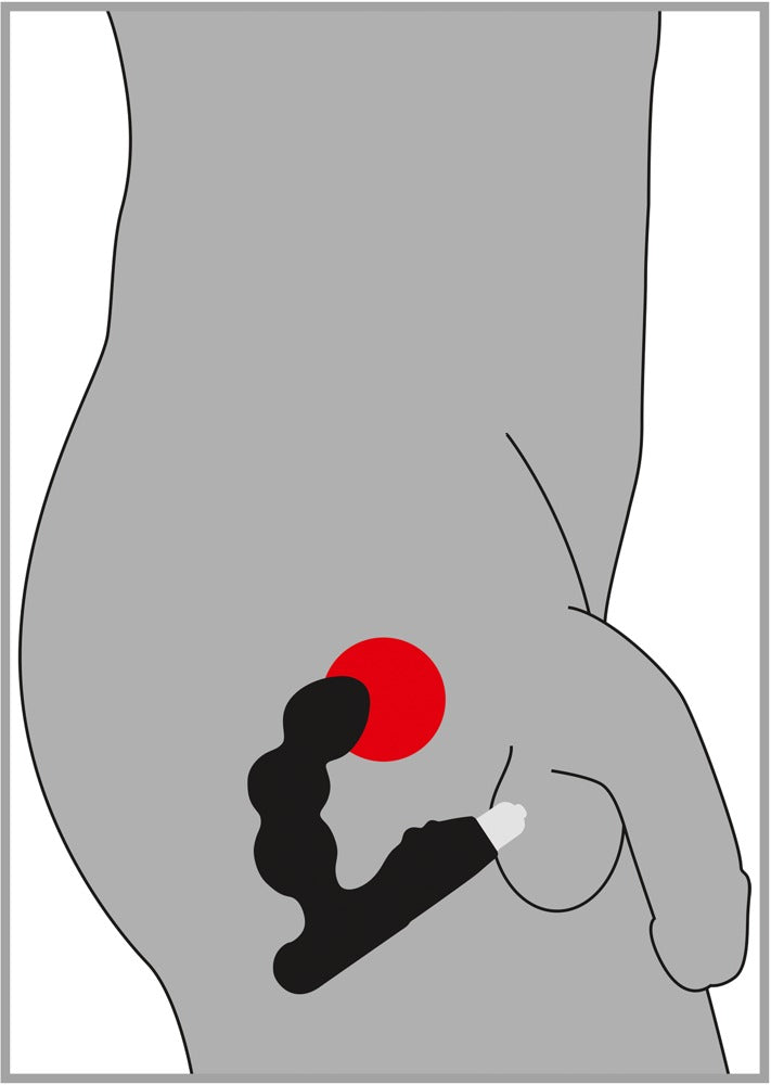 REBEL - REBEL BEAD-SHAPED PROSTATE STIMULATOR