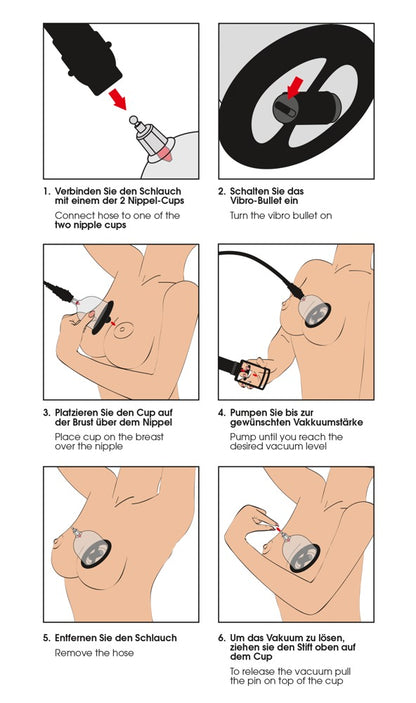 BAD KITTY - BAD KITTY VIBRATING NIPPLE CUPS