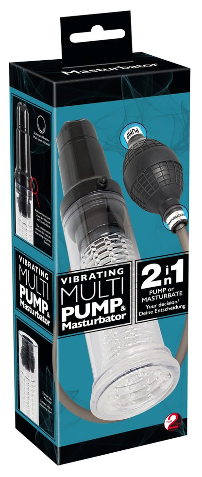 YOU2TOYS - VIBRATING MULTI PUMP & MASTURBATOR