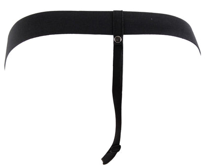 FETISH FANTASY SERIES - 7" VIBRATING HOLLOW STRAP-ON