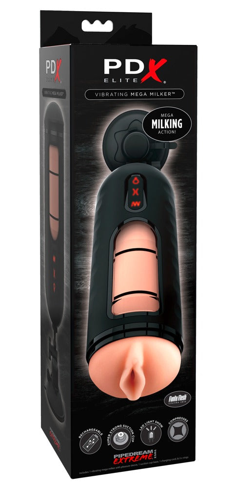 PDX ELITE - ELITE VIBRATING MEGA MILKER