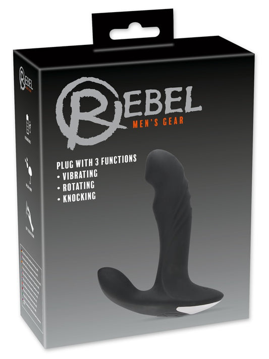 REBEL - REBEL PLUG WITH PERINEUM STIMULATOR