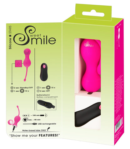 SWEET SMILE - VIBRATING LOVE BALLS