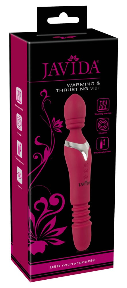 JAVIDA - MASSAGE WAND WARMING & THRUSTING VIBE