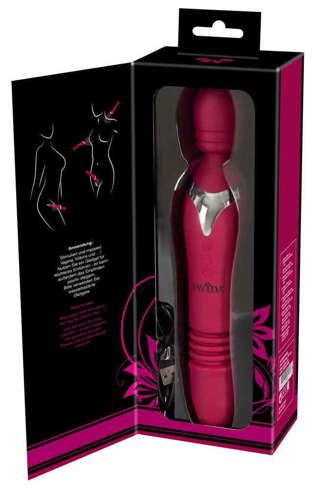 JAVIDA - MASSAGE WAND WARMING & THRUSTING VIBE