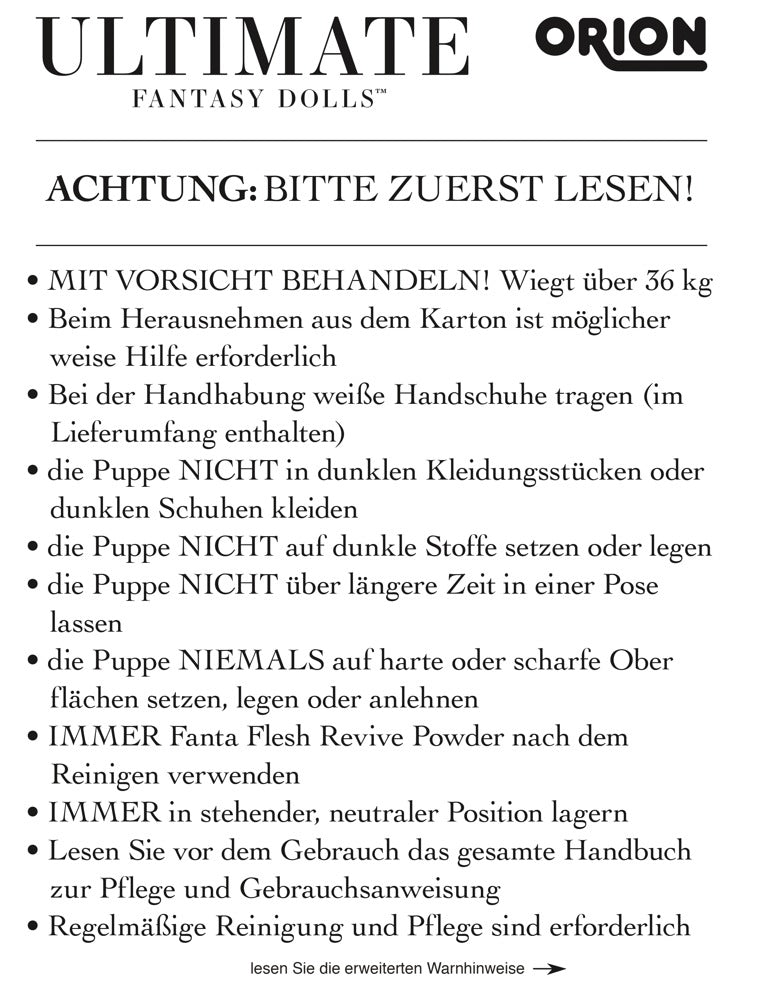 ULTIMATE FANTASY DOLLS - ULTIMATE FANTASY DOLLS CARMEN