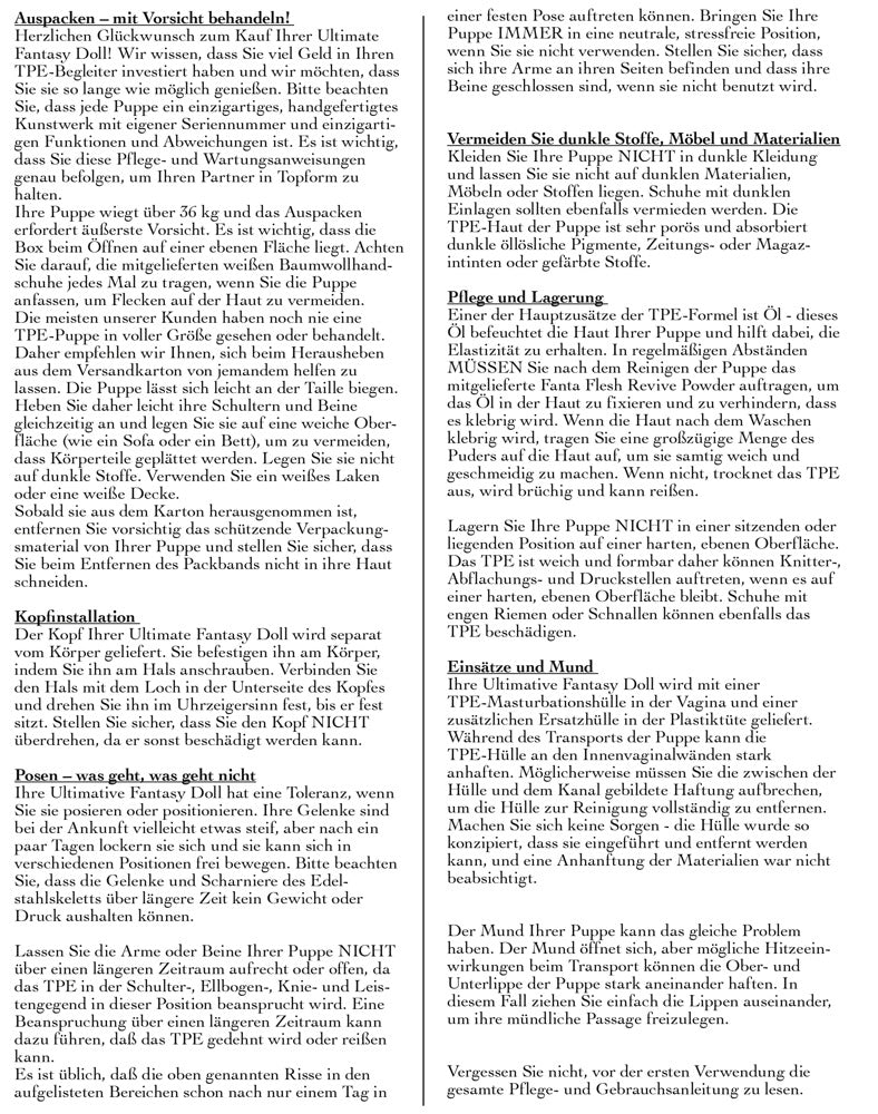 ULTIMATE FANTASY DOLLS - ULTIMATE FANTASY DOLLS CARMEN