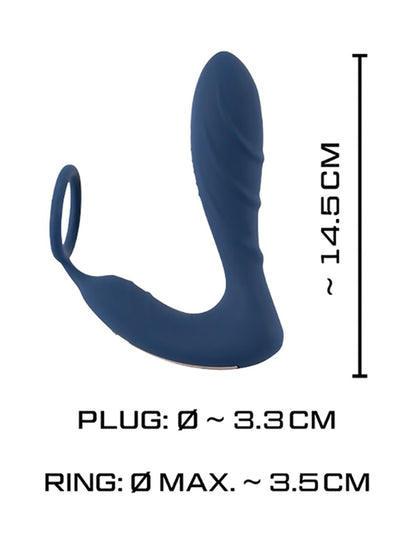YOU2TOYS - VIBRATING PROSTATE PLUG WITH COCK RING