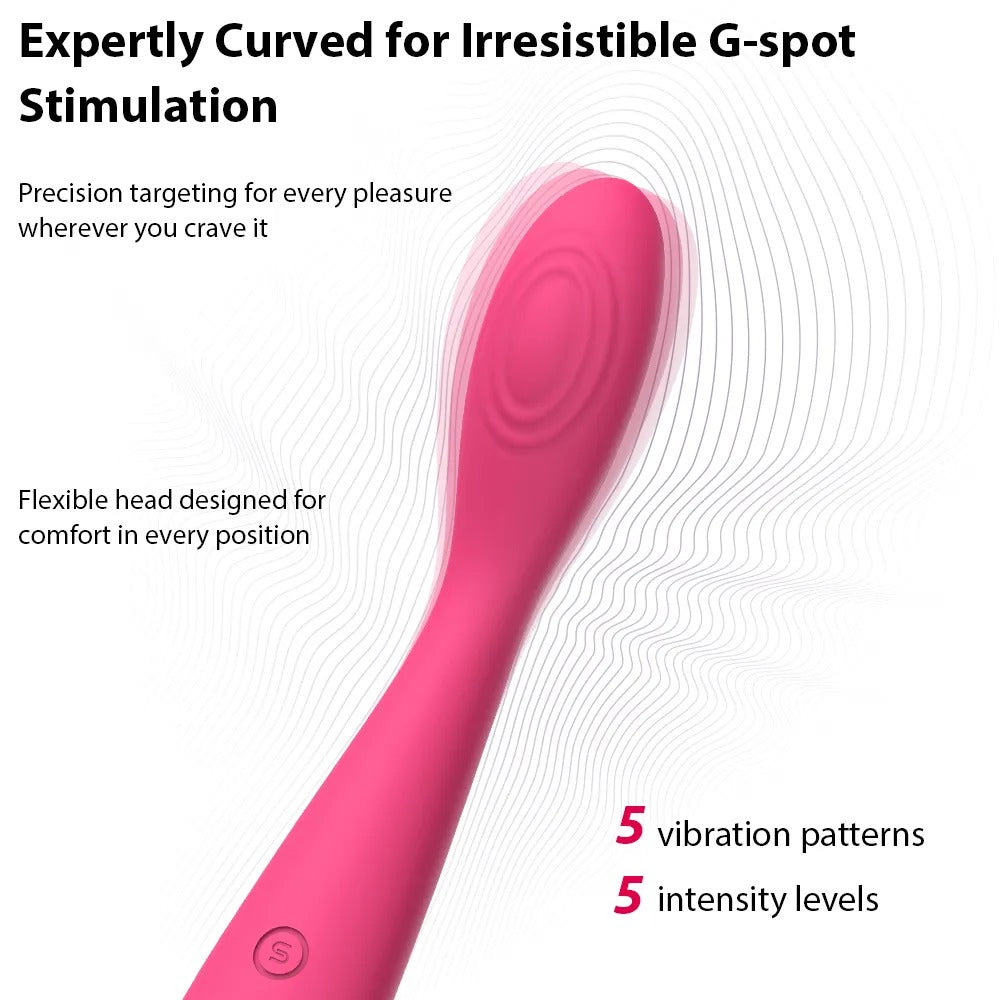 SVAKOM - IRIS PLUM RED G-SPOT VIBRATOR