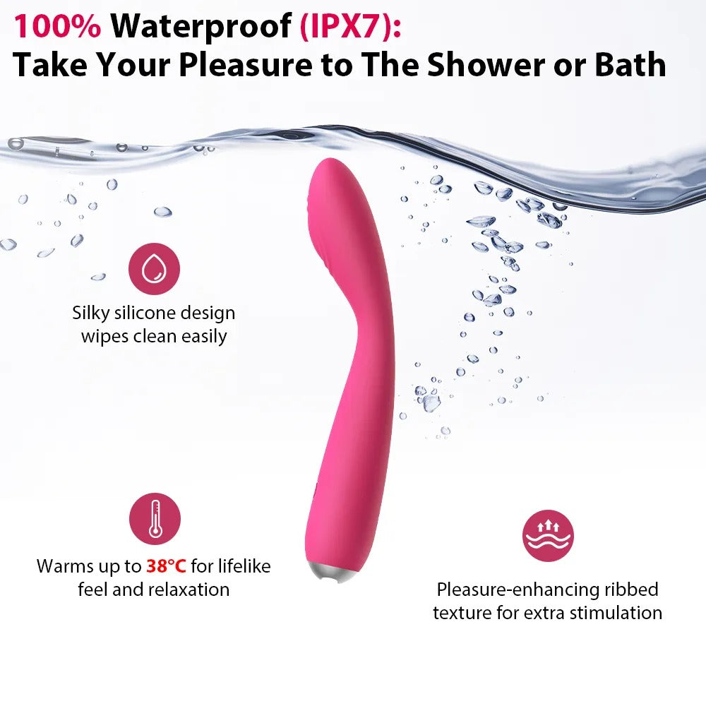 SVAKOM - IRIS PLUM RED G-SPOT VIBRATOR
