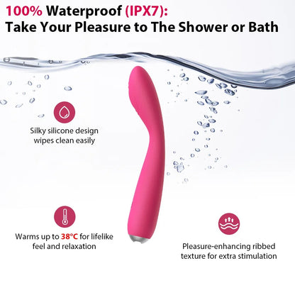 SVAKOM - IRIS PLUM RED G-SPOT VIBRATOR