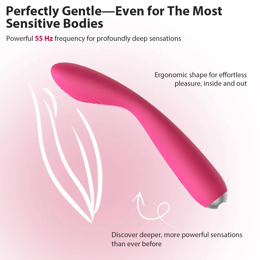 SVAKOM - IRIS PLUM RED G-SPOT VIBRATOR