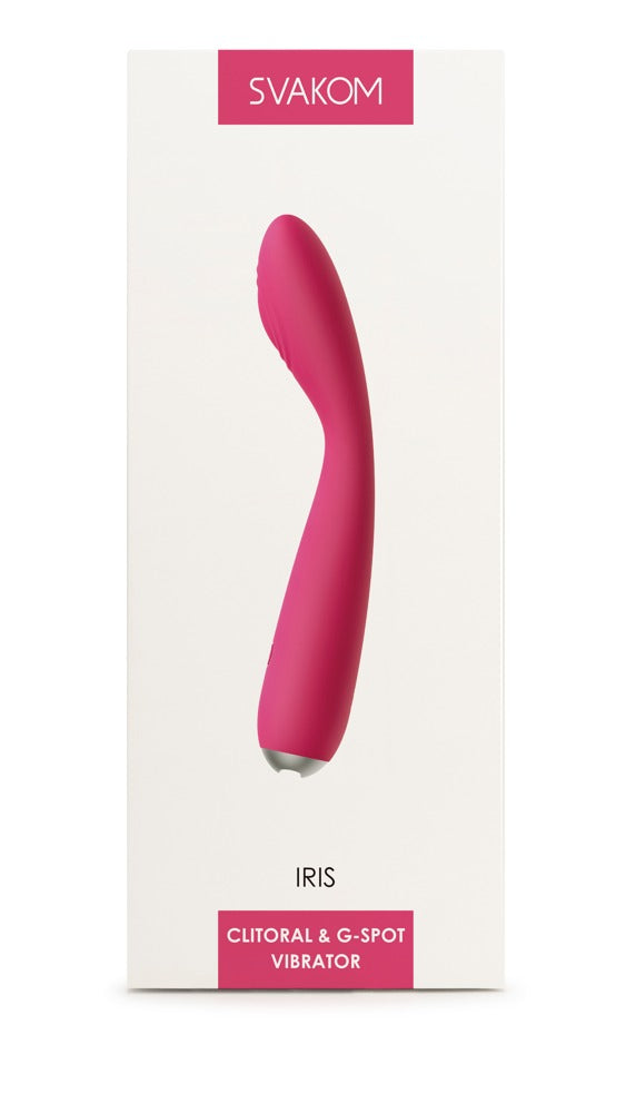 SVAKOM - IRIS PLUM RED G-SPOT VIBRATOR