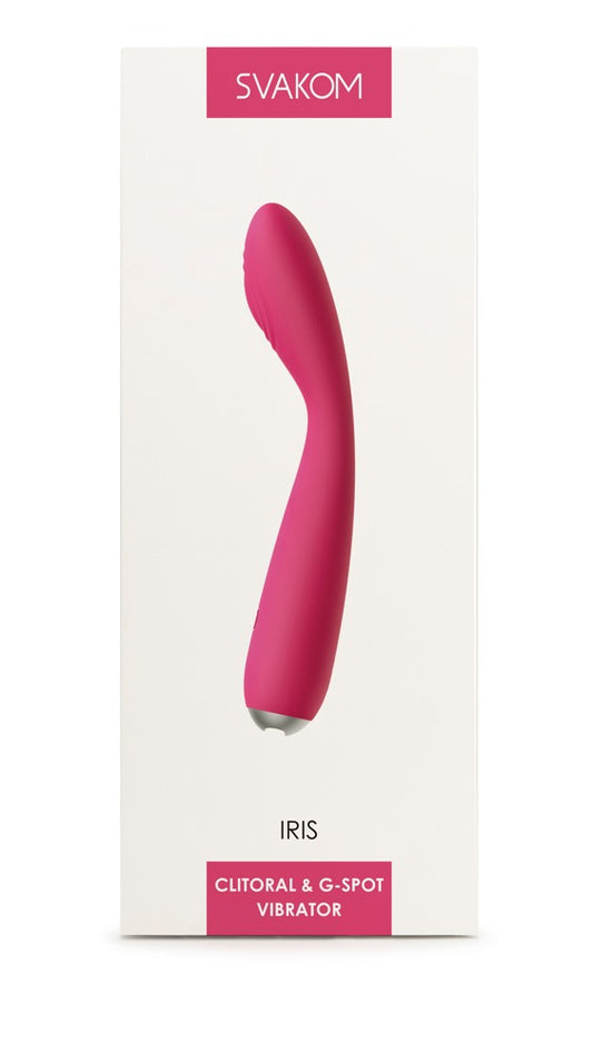 SVAKOM - IRIS PLUM RED G-SPOT VIBRATOR