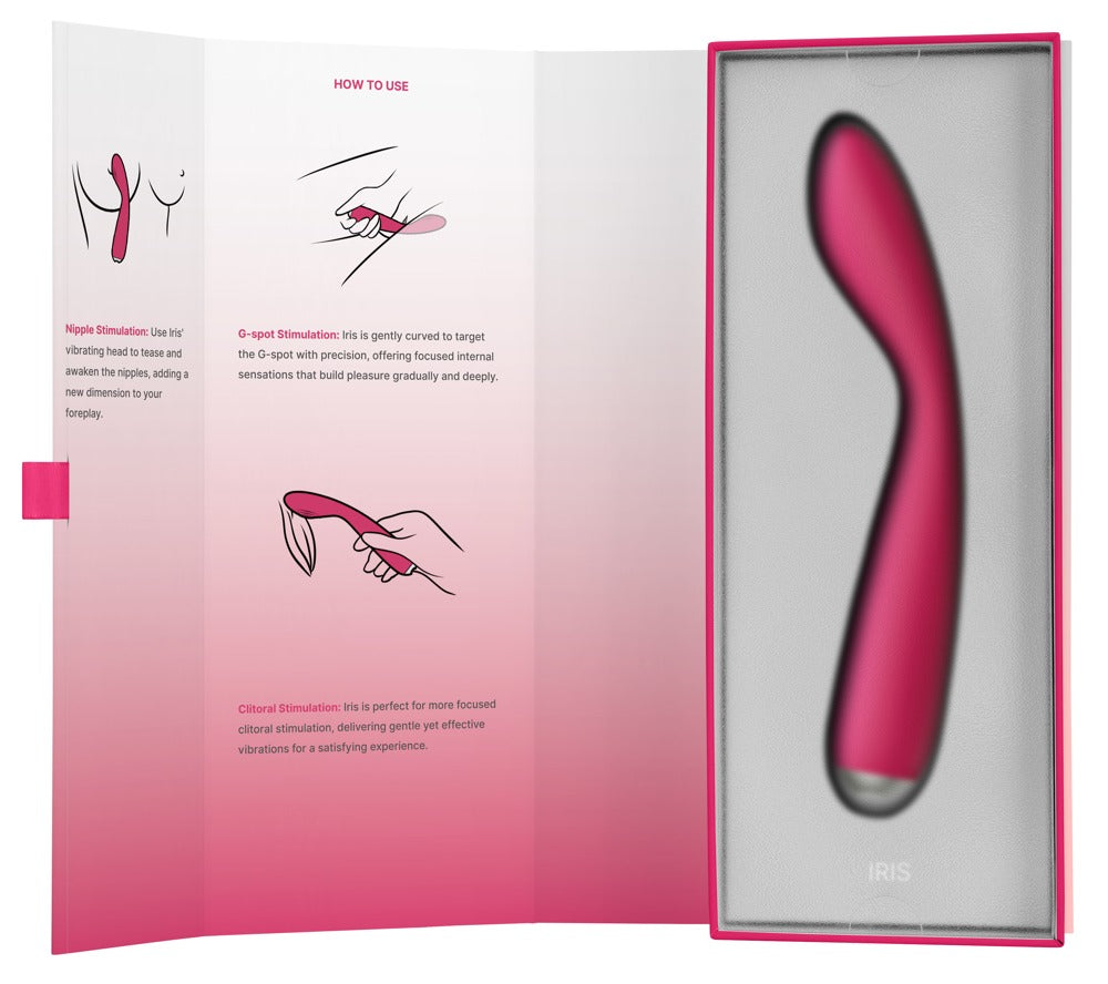 SVAKOM - IRIS PLUM RED G-SPOT VIBRATOR