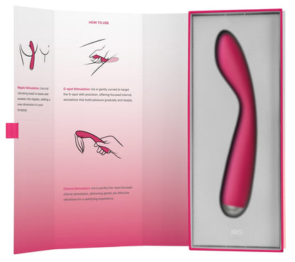 SVAKOM - IRIS PLUM RED G-SPOT VIBRATOR