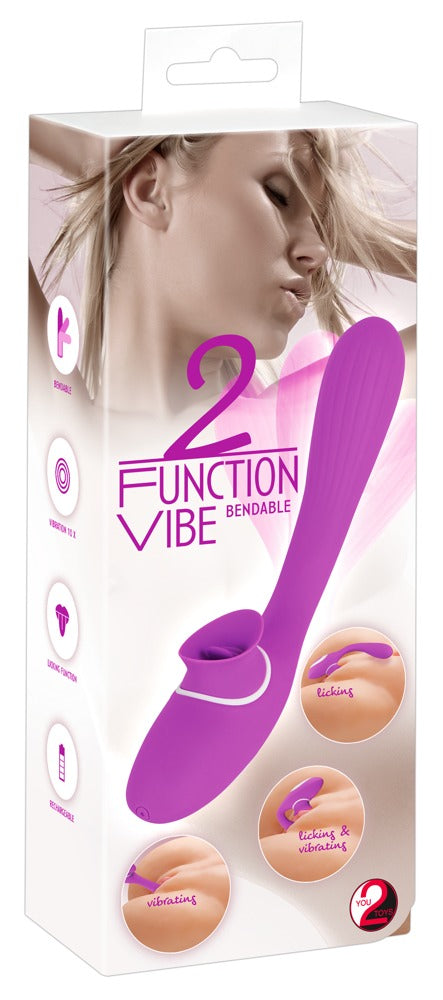 YOU2TOYS - 2 FUNCTION BENDABLE VIBE