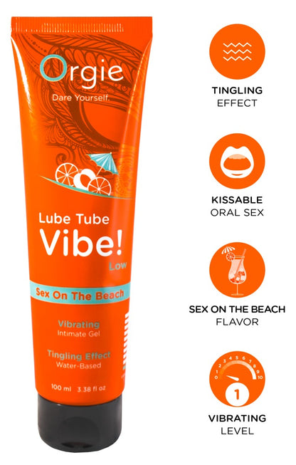 ORGIE - LUBE TUBE VIBE! SEX ON THE BEACH