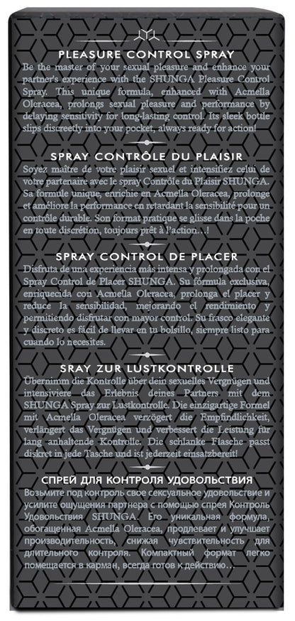 SHUNGA - PLEASURE CONTROL SPRAY FOR MEN
