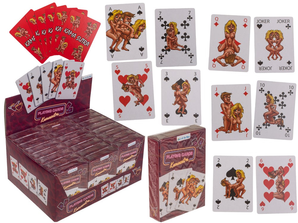24PCS DISPLAY KAMASUTRA PLAYING CARDS