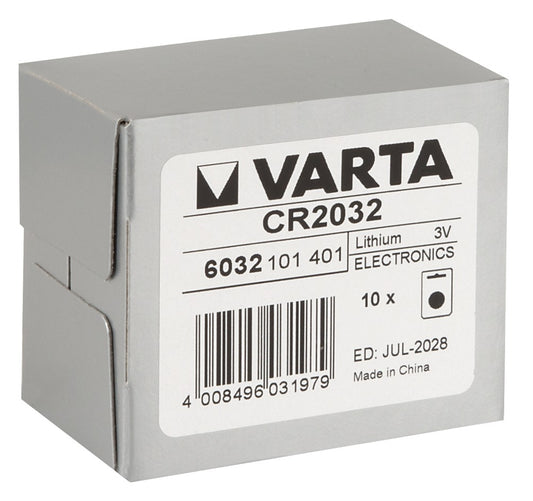 VARTA - 10 X 1 BATTERY CR2032