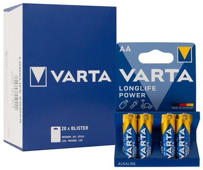 VARTA - BATTERY AA 20X4