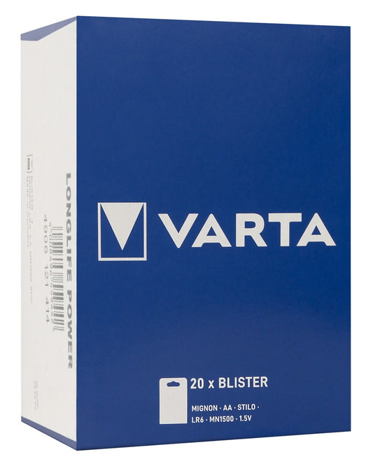 VARTA - BATTERY AA 20X4