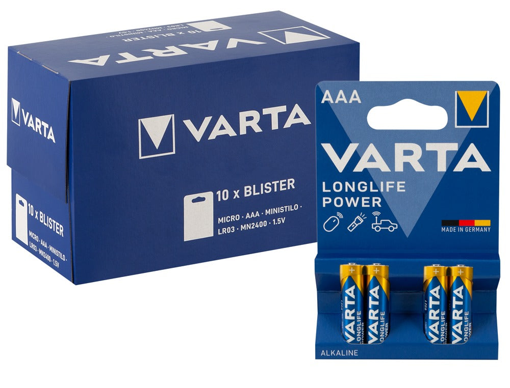 VARTA - BATTERY AAA 10X4