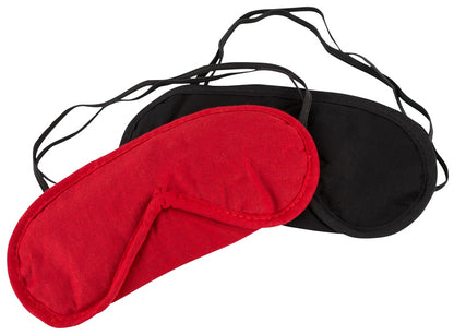 COTTELLI ACCESSOIRES - BLINDFOLD SET 2 RED/BLACK