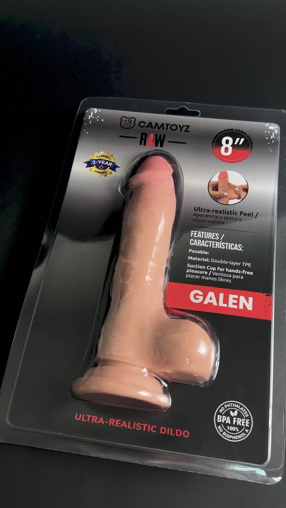 CAMTOYZ - ULTRA REALISTIC DILDO GALEN