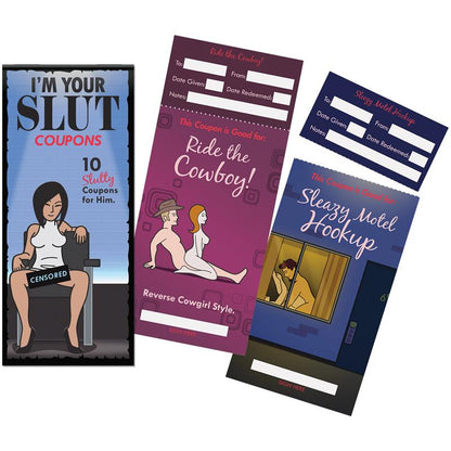 KHEPER GAMES - 10 COUPONS FOR HIM IM YOUR SLUT