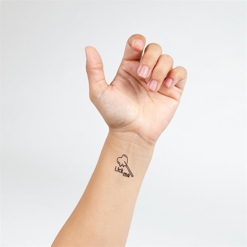 SECRET PLAY - 10 TEMPORARY TATTOOS CANDY COLLECTION
