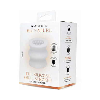 ME YOU US SIGNATURE - EL MASTURBADOR ORAL DE SILICONA TRANSPARENTE