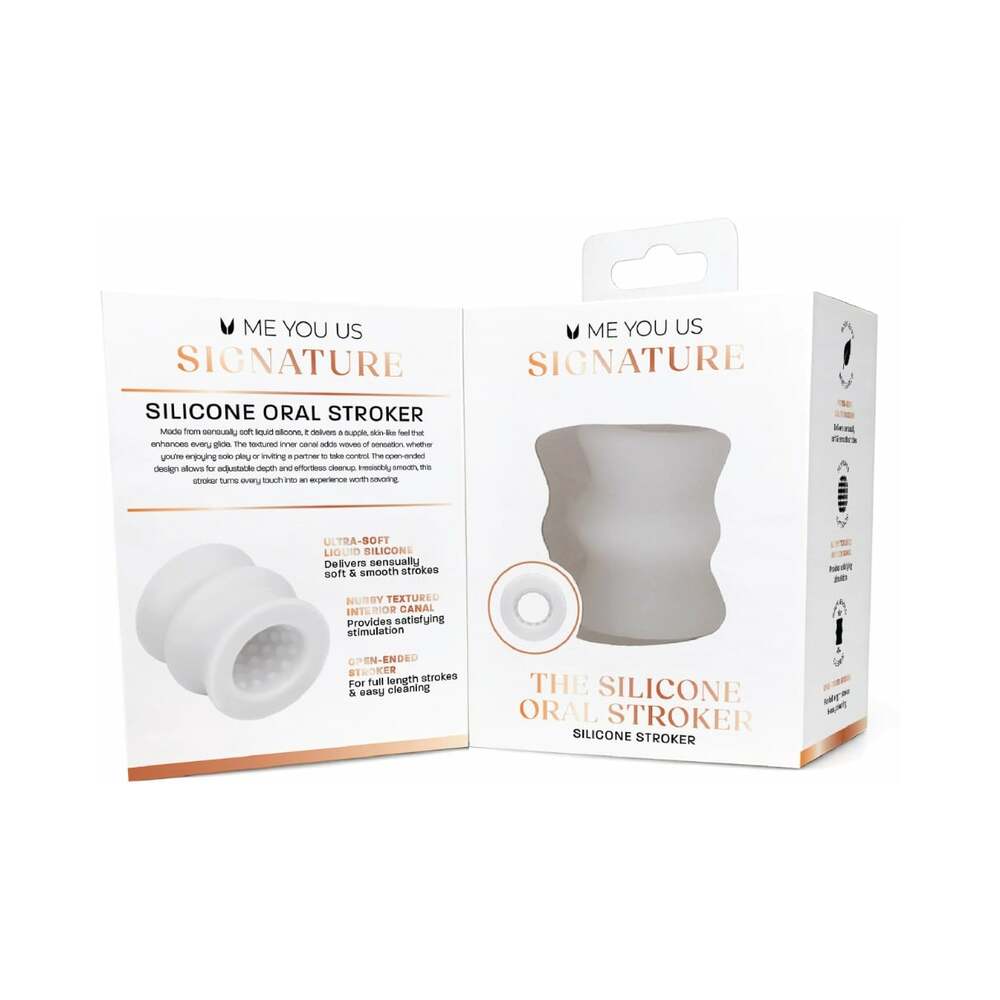 ME YOU US SIGNATURE - EL MASTURBADOR ORAL DE SILICONA TRANSPARENTE
