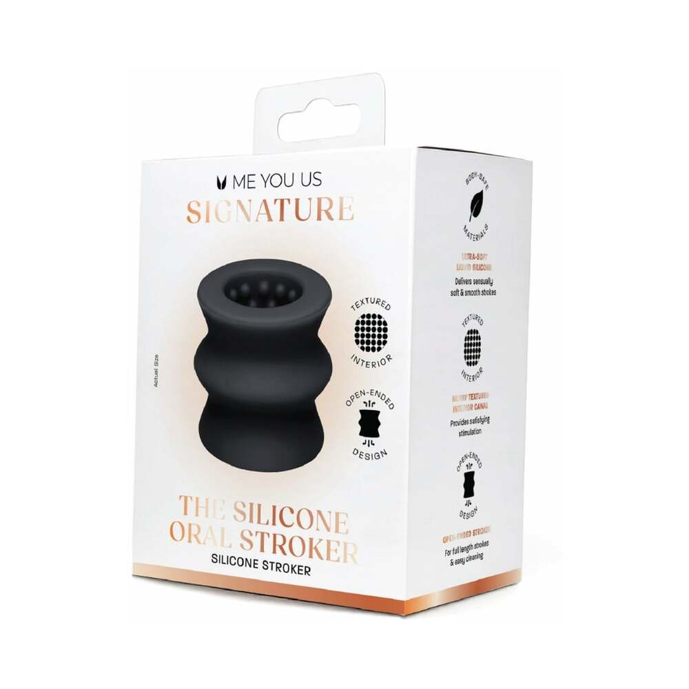 ME YOU US SIGNATURE - EL ESTIMULADOR ORAL DE SILICONA NEGRO