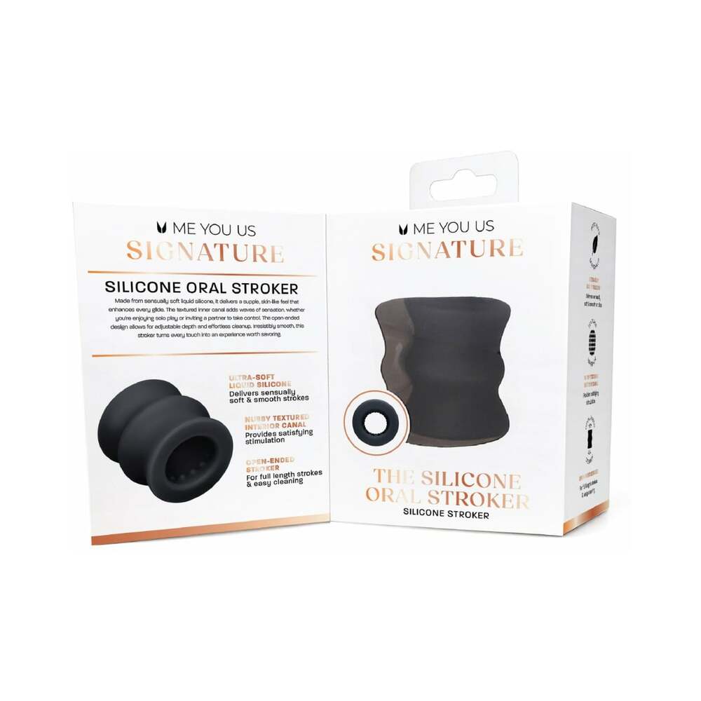 ME YOU US SIGNATURE - EL ESTIMULADOR ORAL DE SILICONA NEGRO