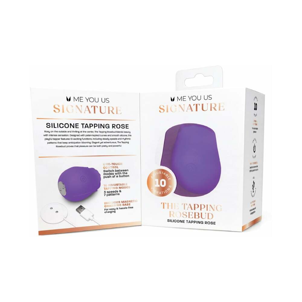 ME YOU US SIGNATURE - THE TAPPING ROSEBUD PURPLE