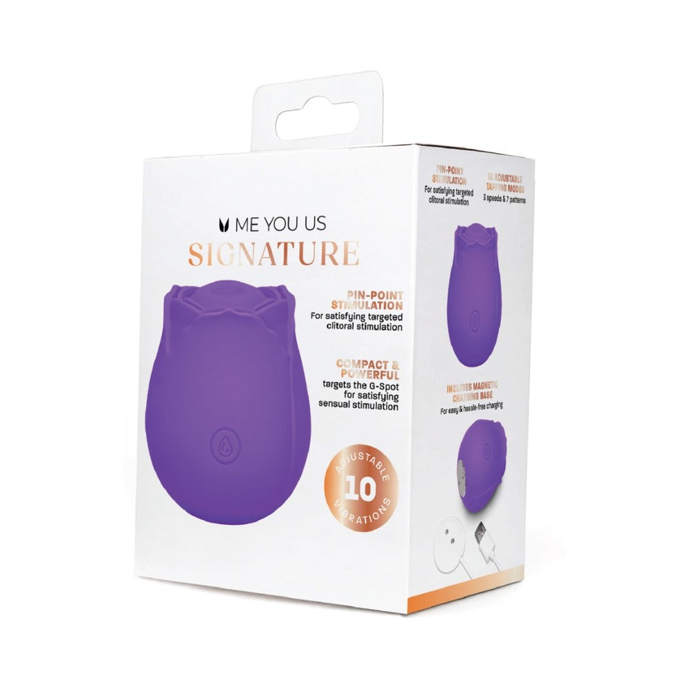 ME YOU US SIGNATURE - THE TAPPING ROSEBUD PURPLE