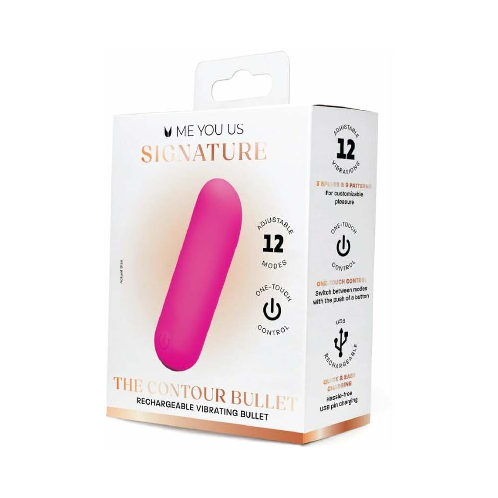 ME YOU US SIGNATURE - THE CONTOUR BULLET PINK