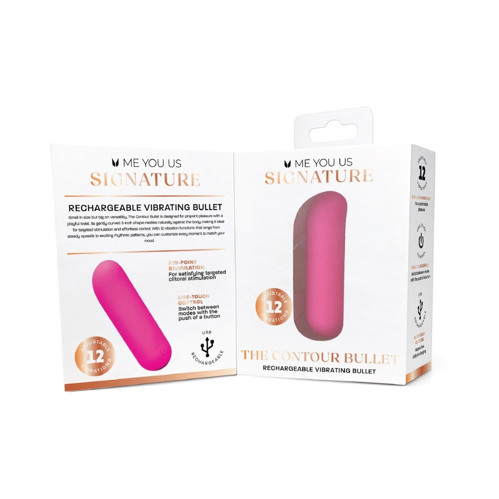 ME YOU US SIGNATURE - THE CONTOUR BULLET PINK