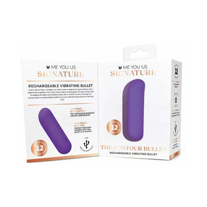ME YOU US SIGNATURE - THE CONTOUR BULLET PURPLE